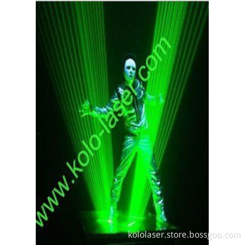 2w Green Laser Man System With Handheld Laser